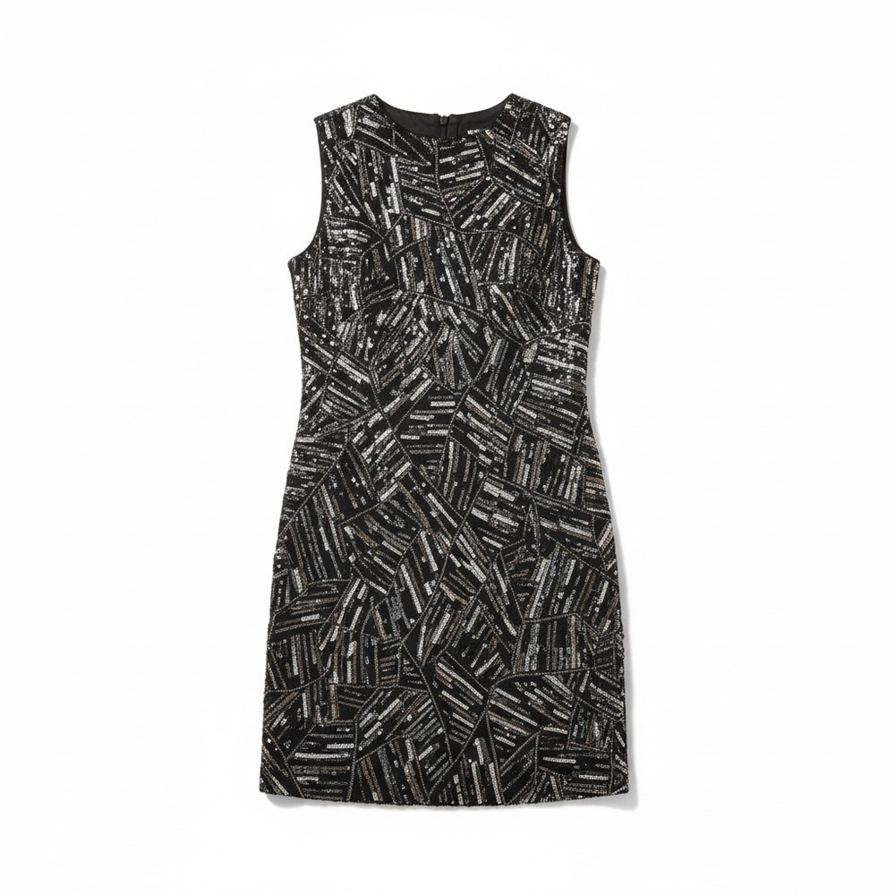 Gunmetal Chain Zipper Back Embellished Mini Dress by TopShop Indie Sleaze